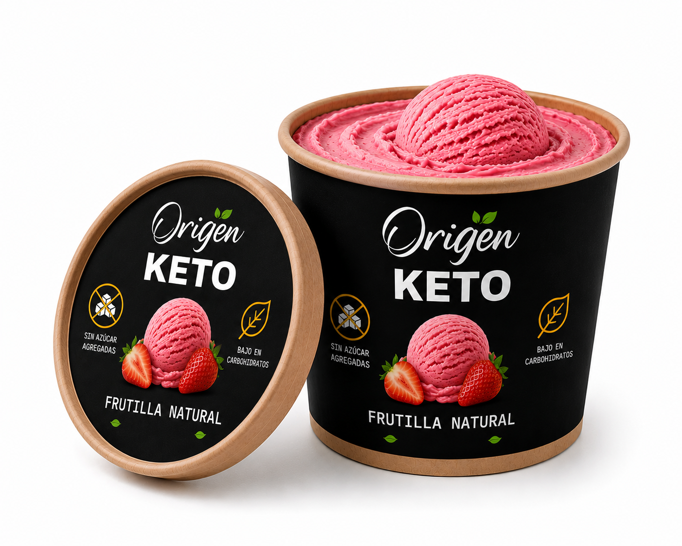Helado Frutilla Natural - 250ml