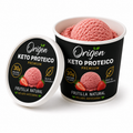 Helado Frutilla Natural Proteico Premium - 500ml