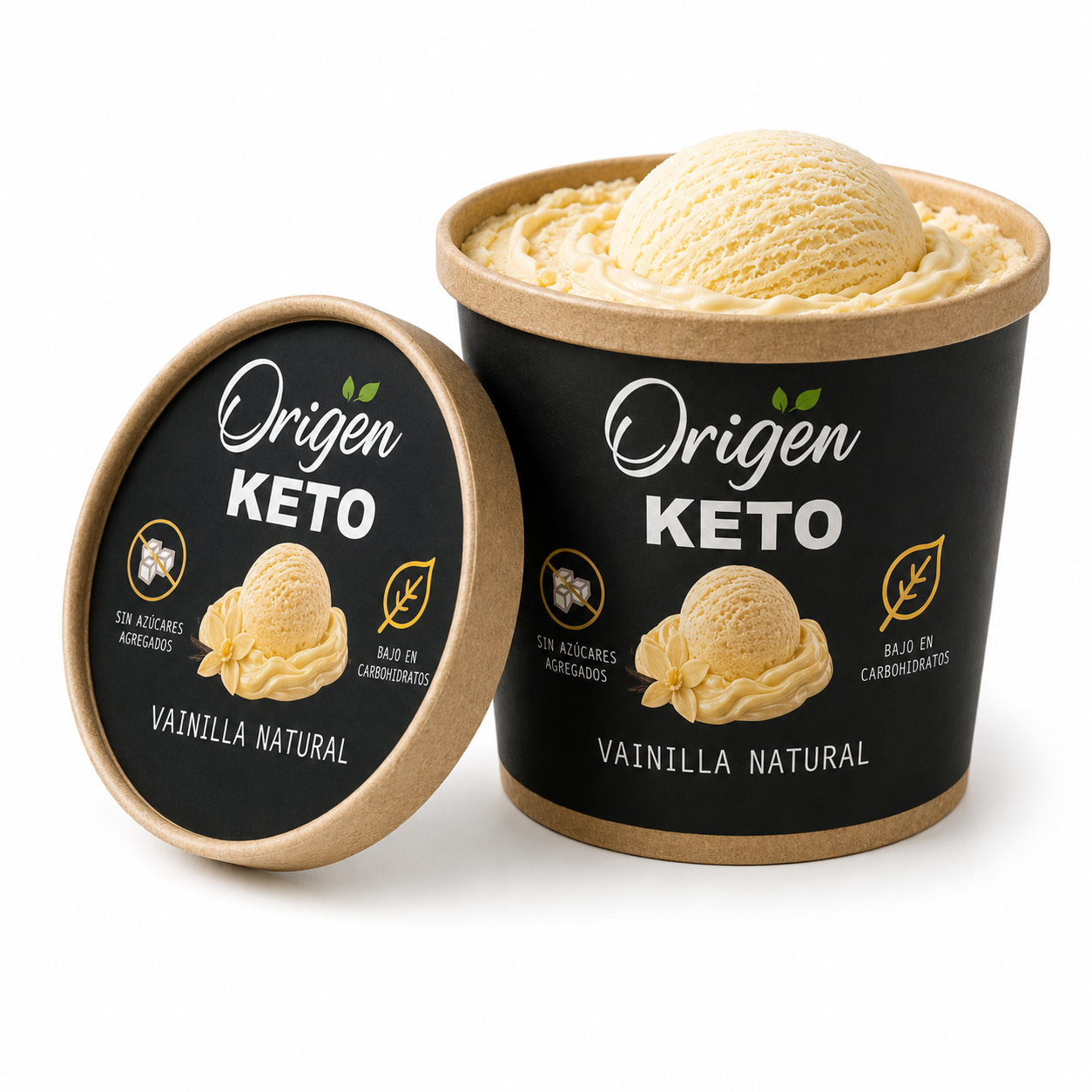 Helado Vainilla Natural - 250ml